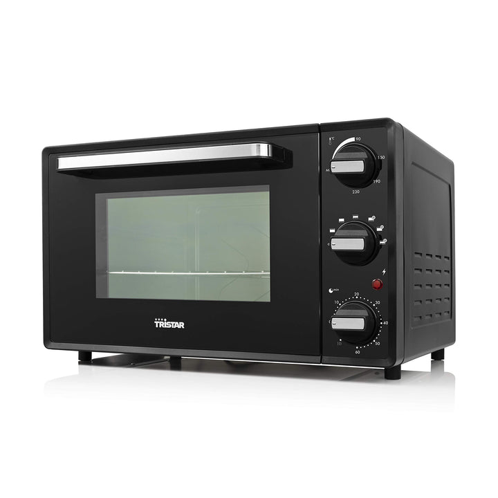 Tristar Umluft-Ofen - 1500 Watt, 28l Volumen, Timerfunktion, Doppelglastür, Regelbarer Thermostat bi
