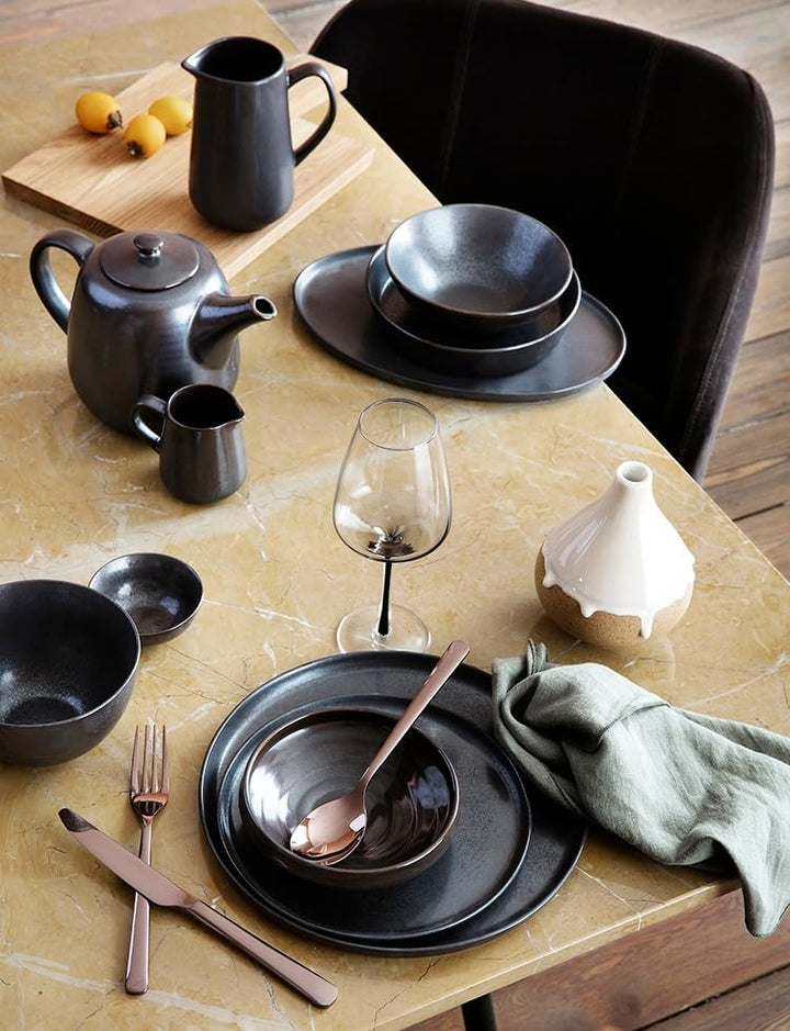 Broste Copenhagen 14533131 ESRUM NIGHT Teller, Steinzeug