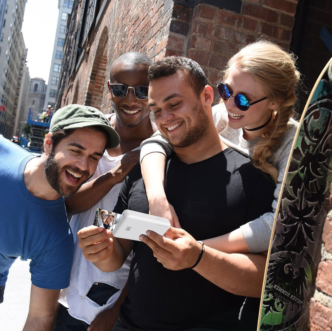 Kodak Mini 2 HD Wireless Mobile Instant Fotodrucker w / 4 Pass patentierte Drucktechnologie (Schwarz