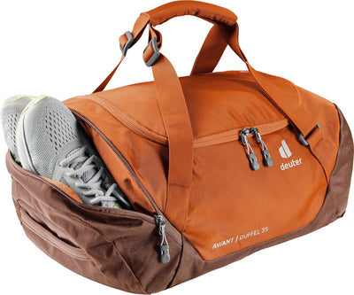 deuter AViANT Duffel 35 Sporttasche Reisetasche 35 L Chestnut-umbra, 35 L Chestnut-umbra