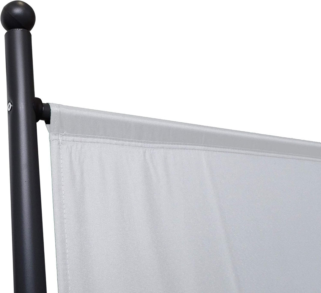 QUICK STAR Paravent 180 x 78 cm Stoff Raumteiler Klein Garten Stellwand Trennwand Balkon Sichtschutz