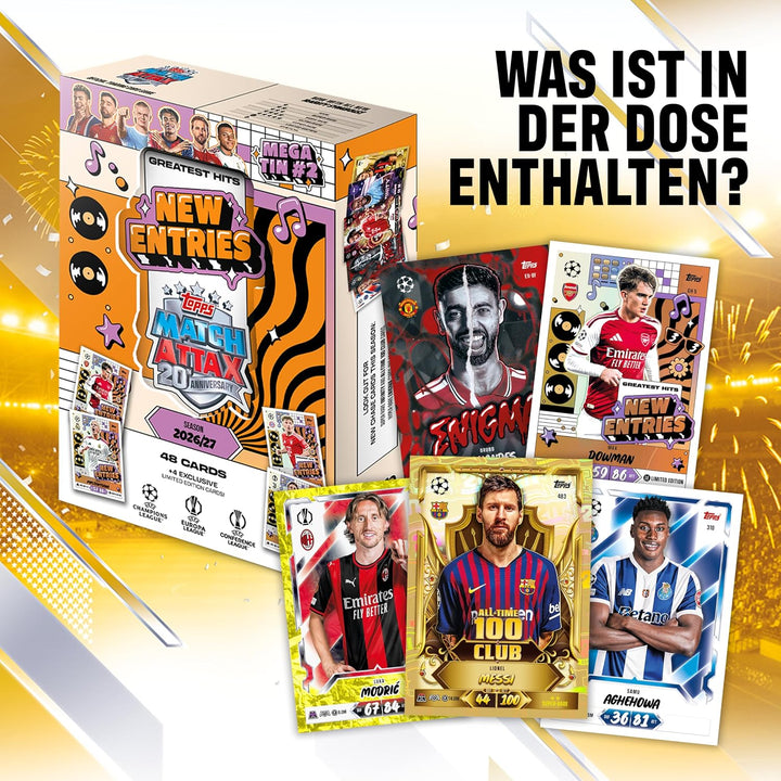 Topps Match Attax UCC 2026/27 - Mega Tin 2 (New Entries)