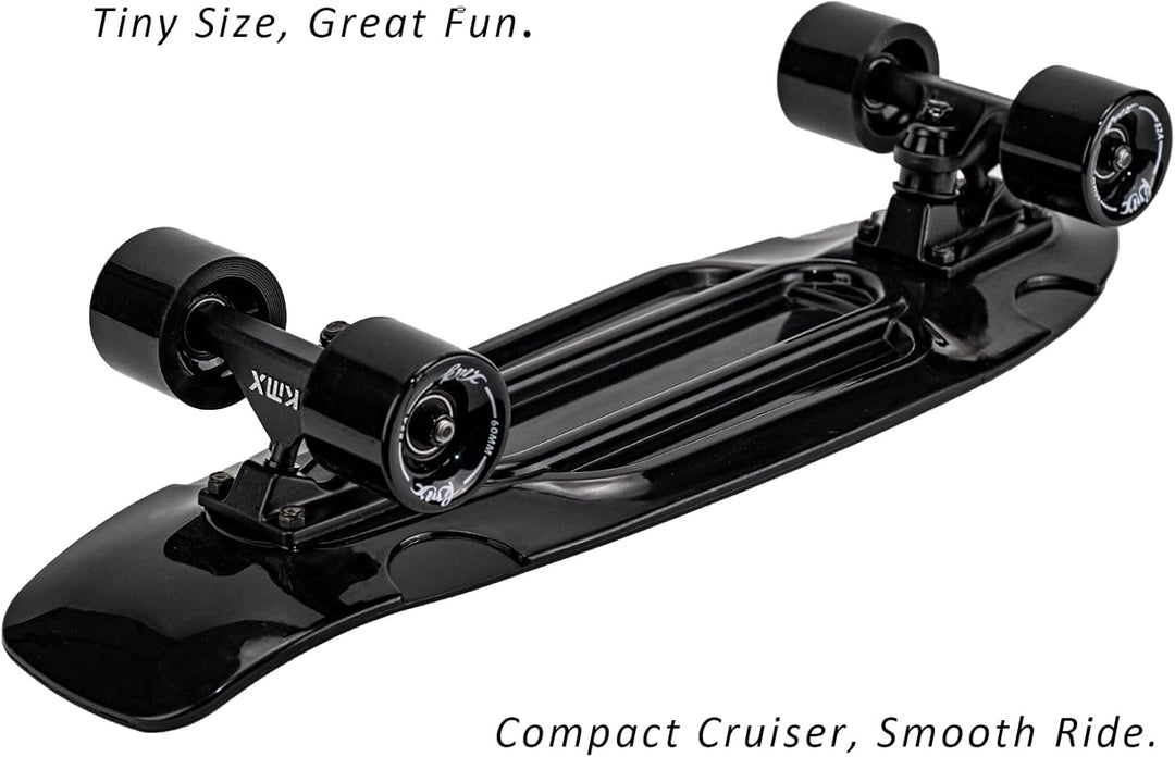 KMX 22 und 27 Zoll Classic Mini Cruiser Skateboard für Kinder, Schüler, Erwachsene, Anfänger & Pro.