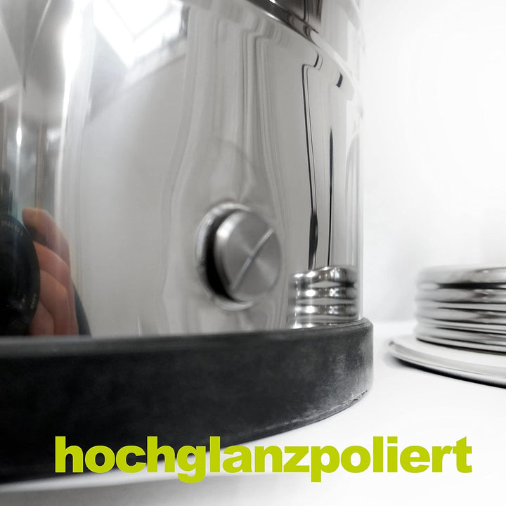 Fischer Kellereitechnik Edelstahl-Kannen (Kanne 3-100L mit/ohne Kugelhahn) (75 Liter mit Auslaufhahn