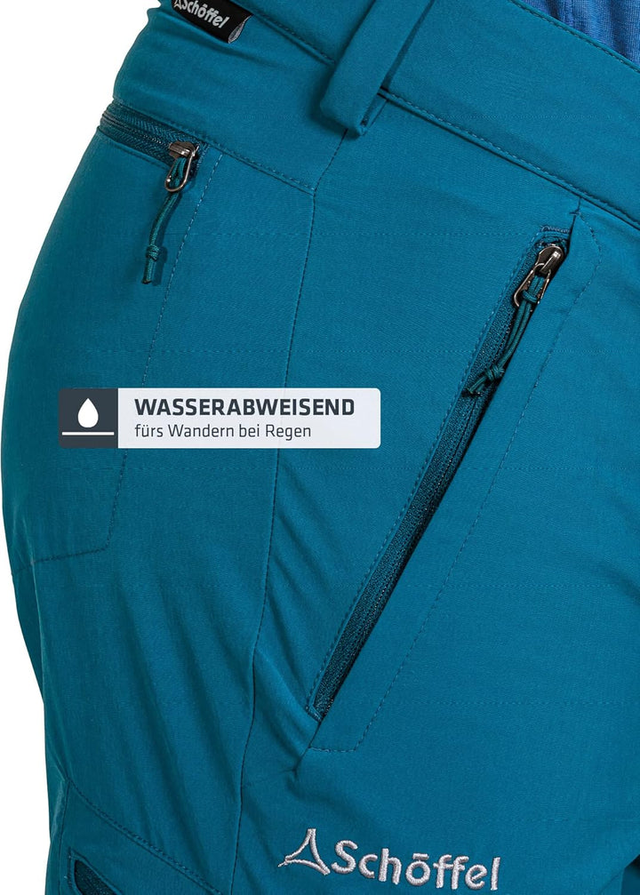 Schöffel Herren Shorts Folkstone, vielseitige kurze Wanderhose mit verstellbarem Bund, Outdoor Hose