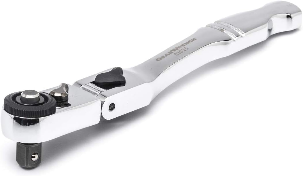 GearWrench 81032 1/4 Zoll Antrieb, 6 Punkte Standard Mechaniker Werkzeugsatz, Metrisch, 45 Teilig 45