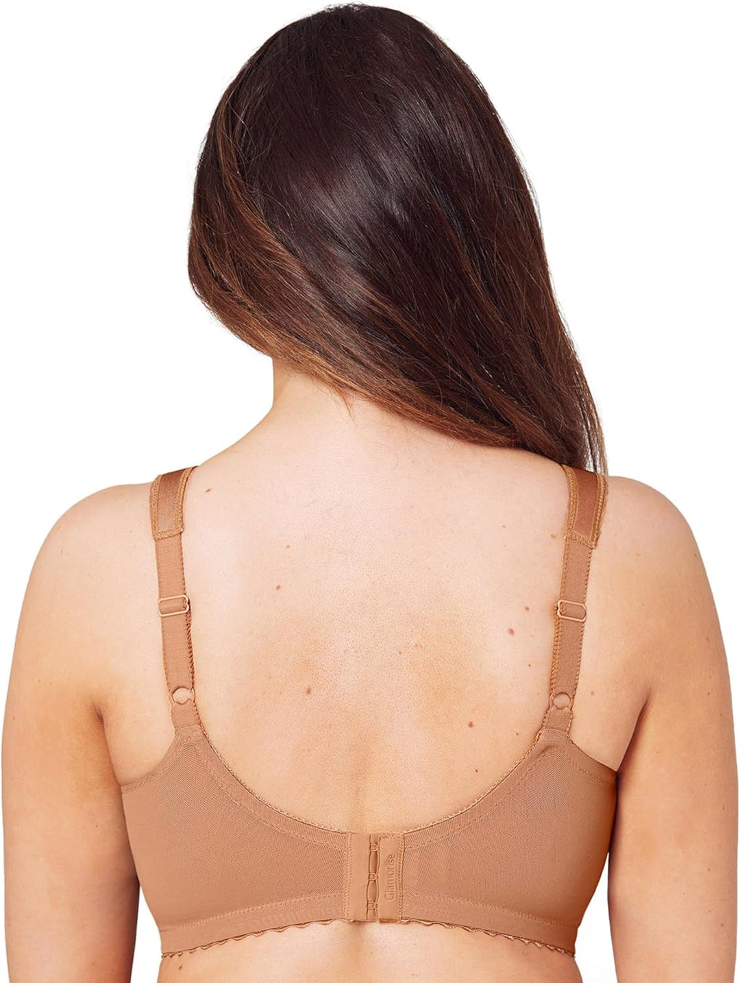 Glamorise Damen Bügelloser MagicLift-Stütz-BH für grosse Grössen Nr. 1000 85C Mokka, 85C Mokka