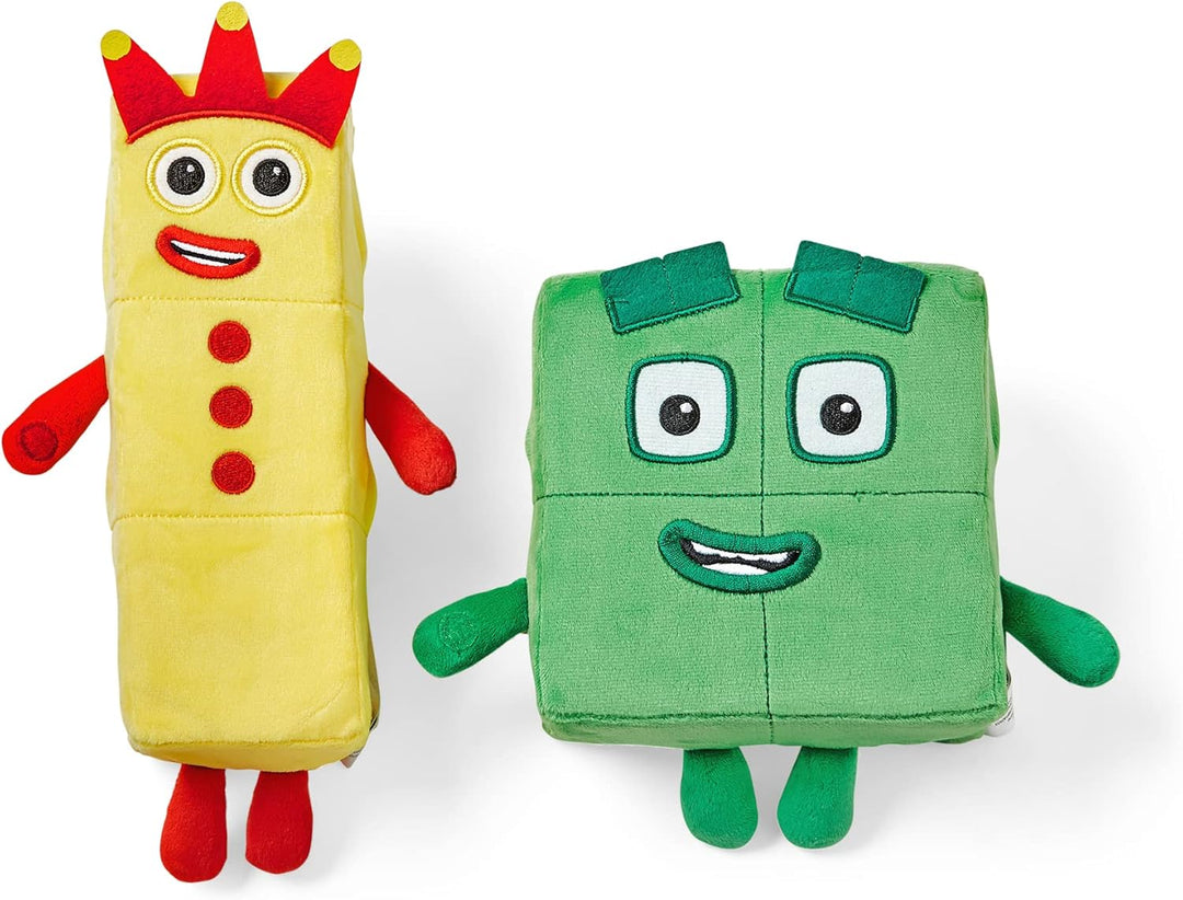 Learning Resources Verspielte Freunde: Numberblocks Drei und Vier, Numberblocks-Plüschfiguren Drei u