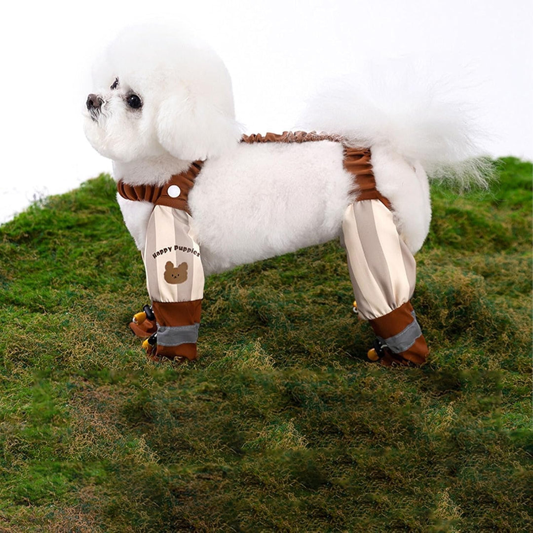 Hunde Stiefel, Wasserdicht,Hunderegenstiefel Mit Hosenträgern, Schmutzabweisende Hundehosen Für Drau