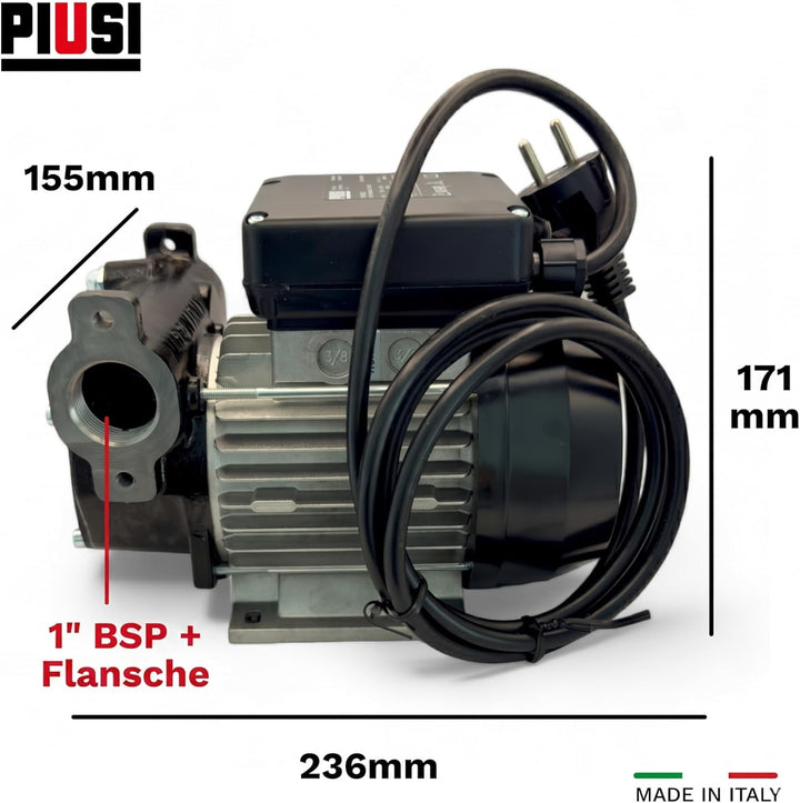 230V Dieselpumpe Panther 72 Betankungspumpe Flügelzellenpumpe mit Filter 70 lmin Industrielle, Indus