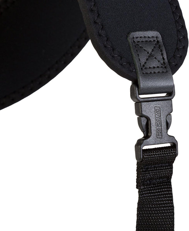 OP/TECH Double Sling Kamera-Geschirr (Halterung für 2 Kameras, Neopren) Schwarz Einzeln, Einzeln