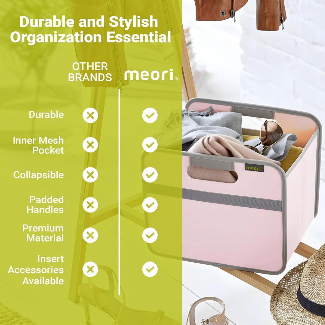 meori Aufbewahrungsbox faltbar Traglast 30 kg - 32cm 26,5cm 27.5cm Grösse S - Marine Blue Marine Fal