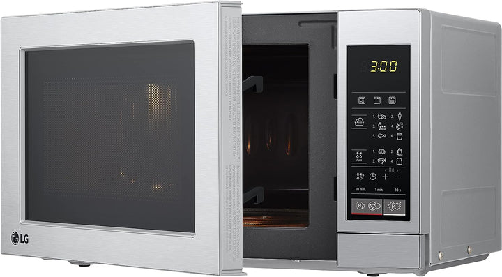LG MH 6044 V Mikrowelle (700 W, 20 L Garraum, Grill, Edelstahl)