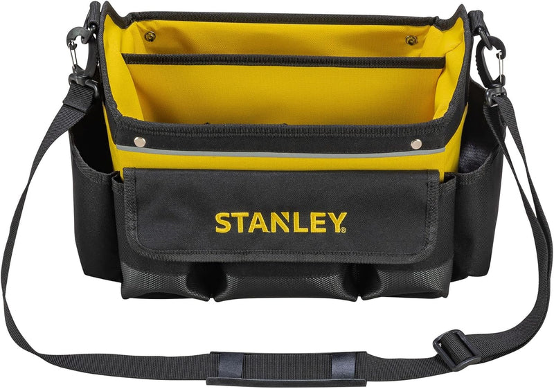 Stanley offene Werkzeugtasche (32 x 20 x 26 cm, acht äussere, zehn innere Taschen, Innenorganizer, 2