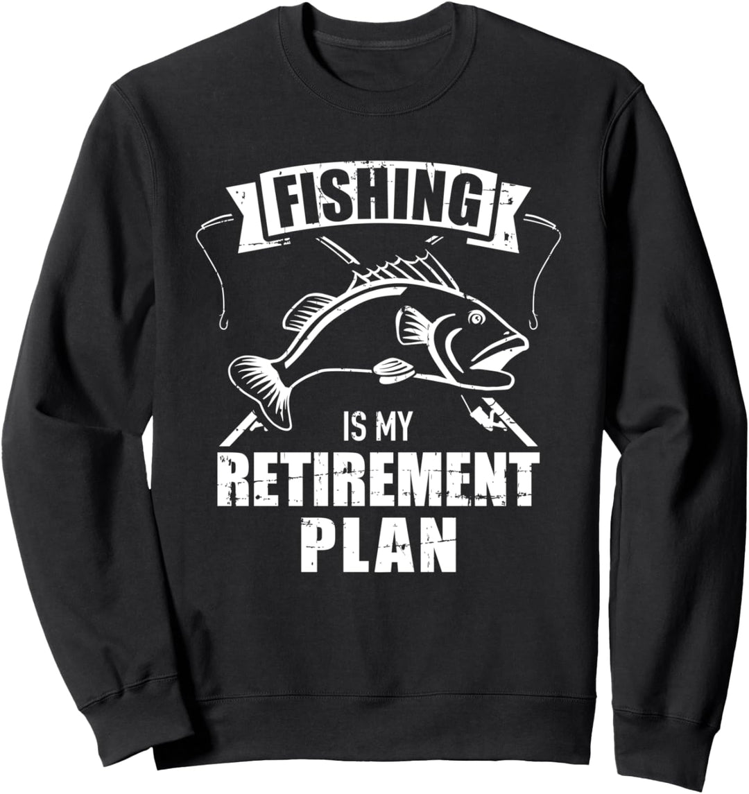 Angeln retirement Opa Rentner Sweatshirt