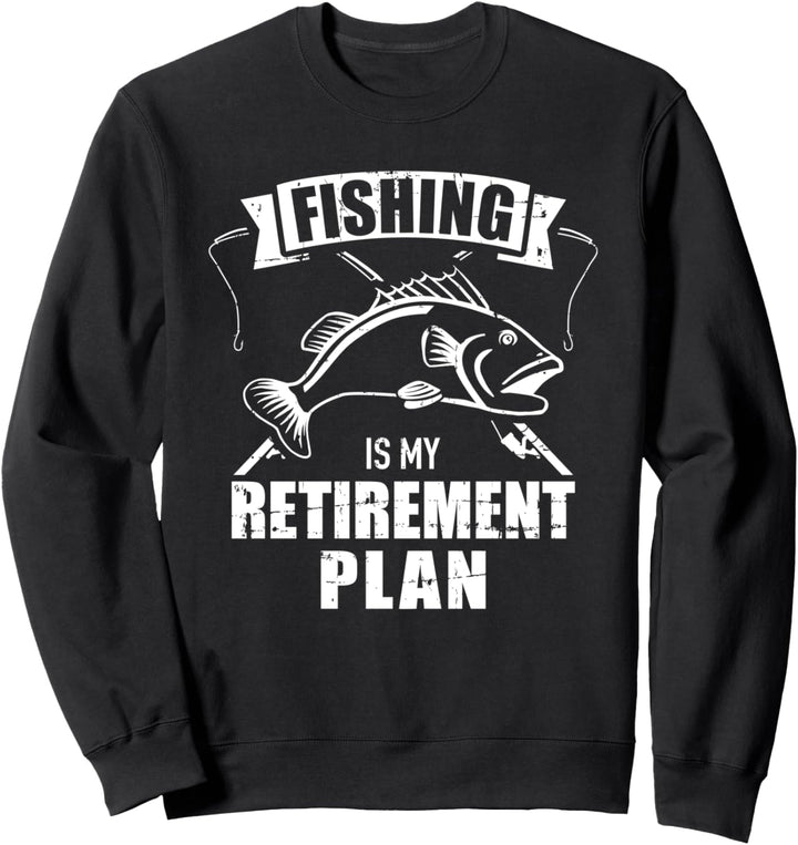 Angeln retirement Opa Rentner Sweatshirt