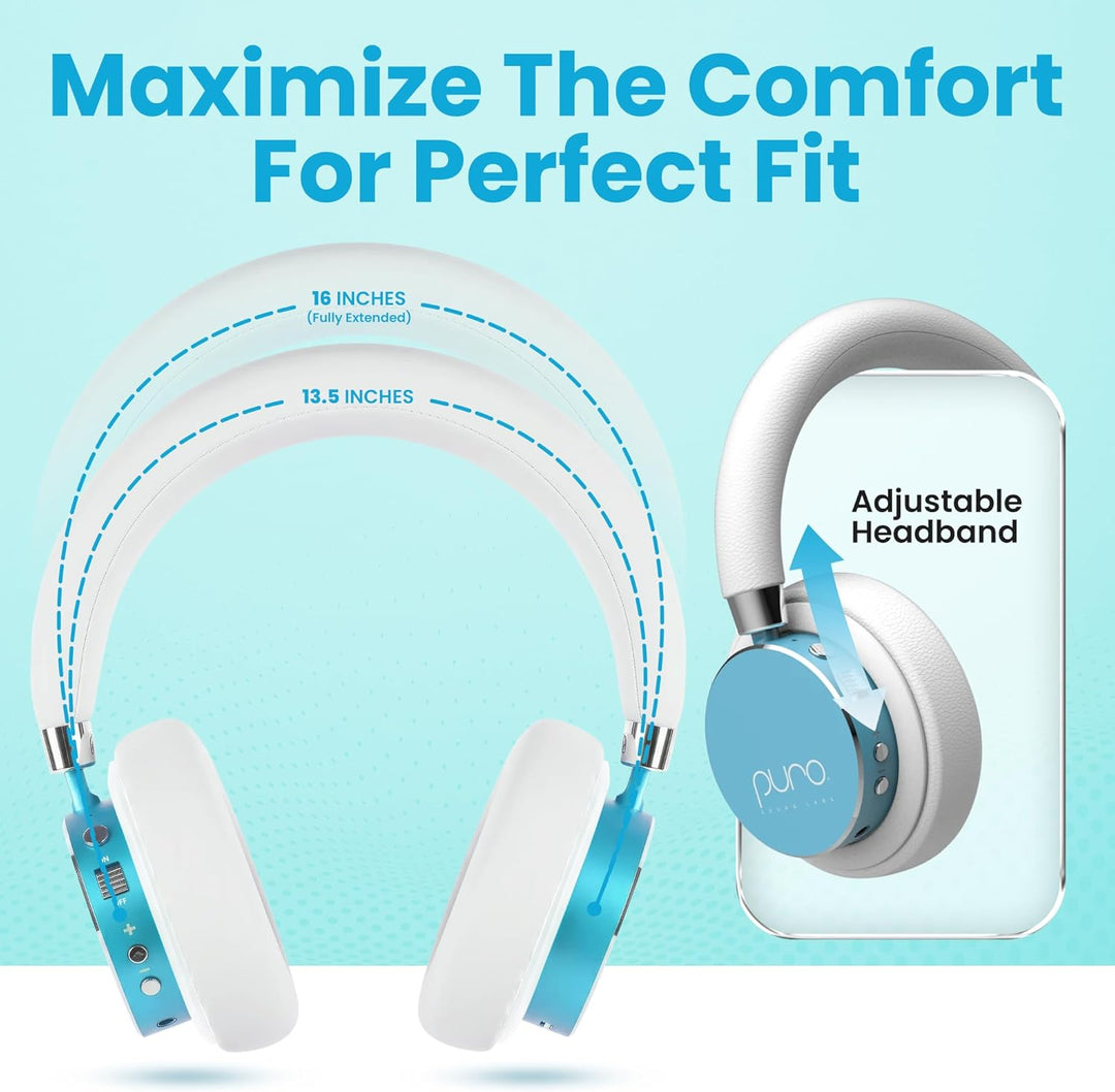 Puro Sound Labs BT2200 Plus Kids Bluetooth Kopfhörer - Lautstärkebegrenzung 85dB, Studio-Grade Audio