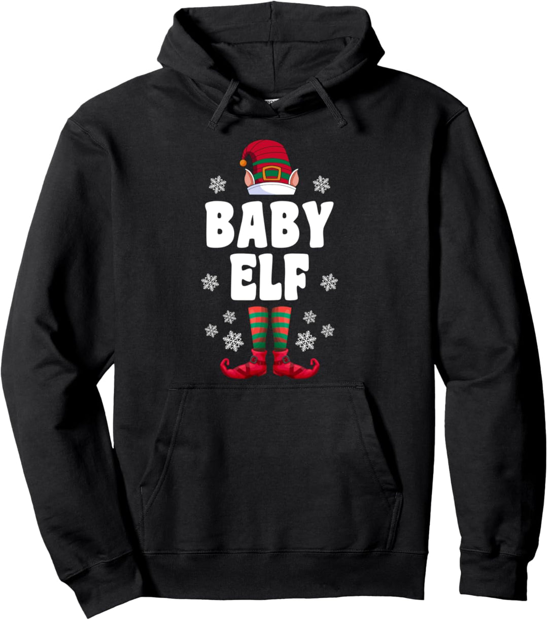 Baby Elf Elfen Familien Weihnachts Outfit Weihnachtself Pullover Hoodie