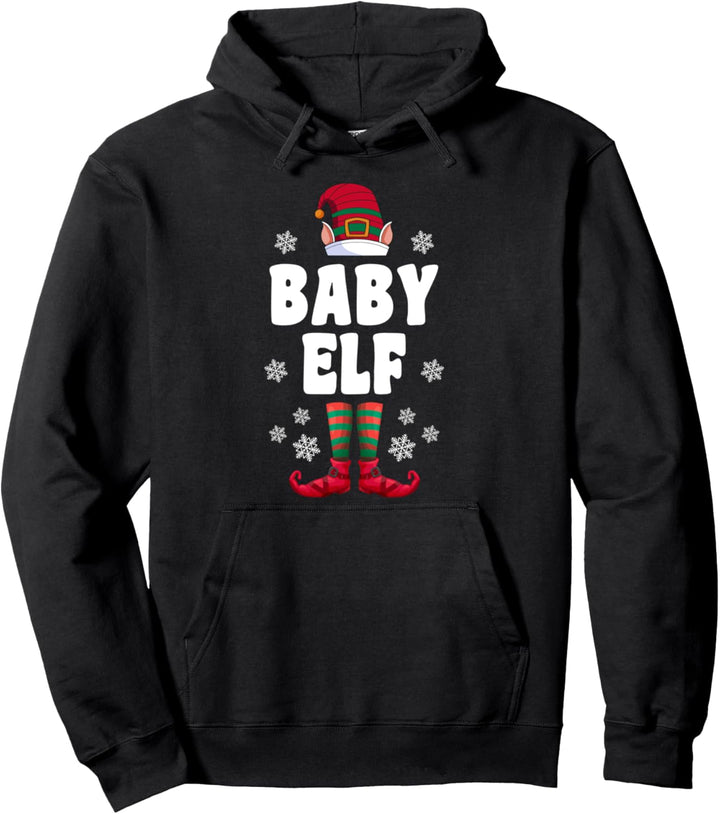 Baby Elf Elfen Familien Weihnachts Outfit Weihnachtself Pullover Hoodie