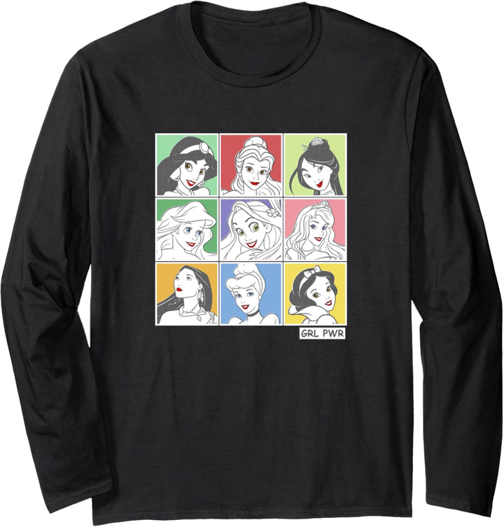 Disney Princess Grl Pwr Box Up Langarmshirt