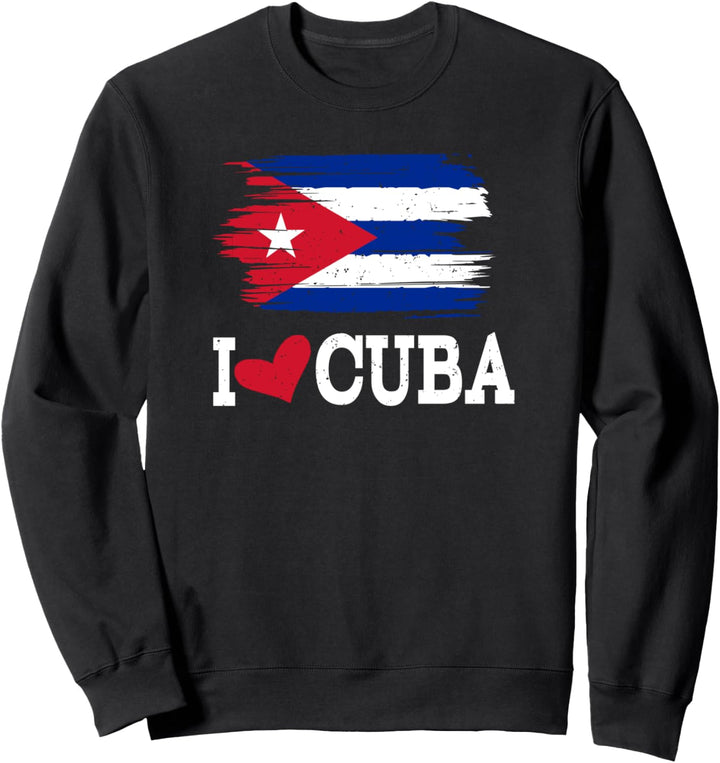 Kubanische Flagge Kuba Miami Spanish Kuban Sweatshirt