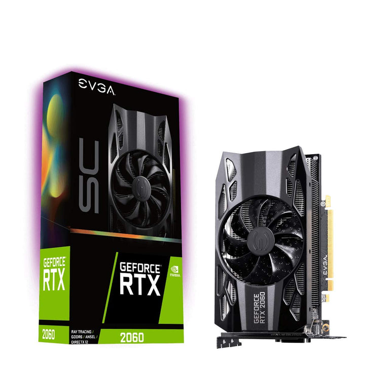 EVGA GeForce RTX 2060 SC GAMING, 6GB GDDR6, HDB Lüfter, Grafikkarte 06G-P4-2062-KR, Schwarz, EVGA Ge