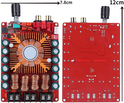 Fafeicy TDA7498E 2X160W Audioverstärkerplatinenmodul, Digitales Hochleistungs Zweikanal-Stereoanlage