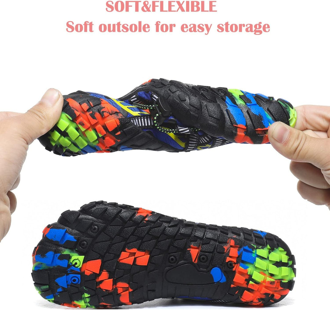 Maxome Kinder Wasserschuhe, Outdoor-Aqua-Socken für Kleinkinder, Jungen, Mädchen, Kinder sportlich S