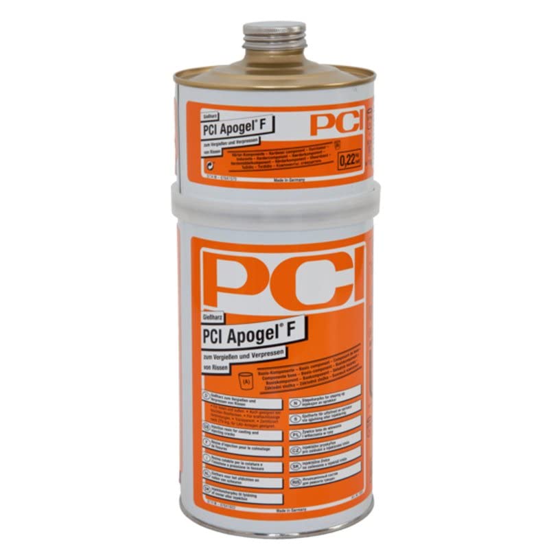 deineBAUSTOFFE PCI Apogel F Giessharz 1 kg Kombi Gebinde transparent