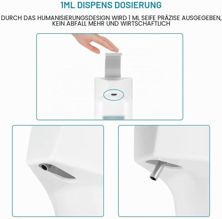Ourleeme Desinfektionsmittelspender 1000ml Ellenbogen Seifenspender Wandspender Händedesinfektion Pr