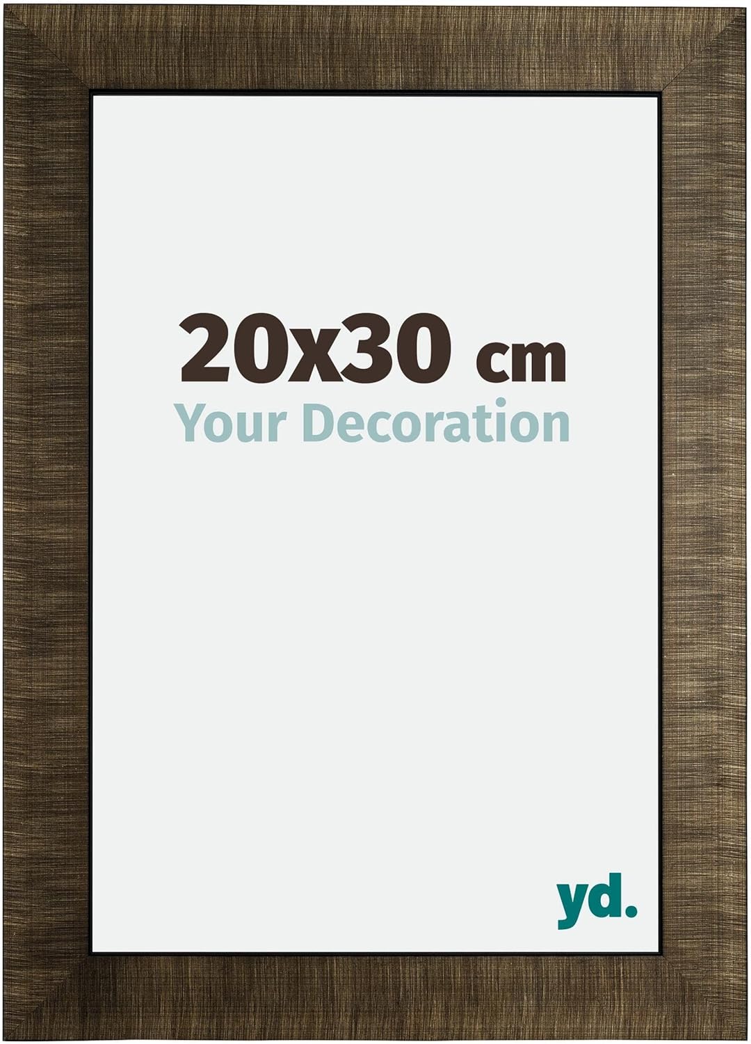 yd. Your Decoration - Bilderrahmen 20x30 cm - Bilderrahmen aus Holz mit Acrylglas - Antireflex - Aus