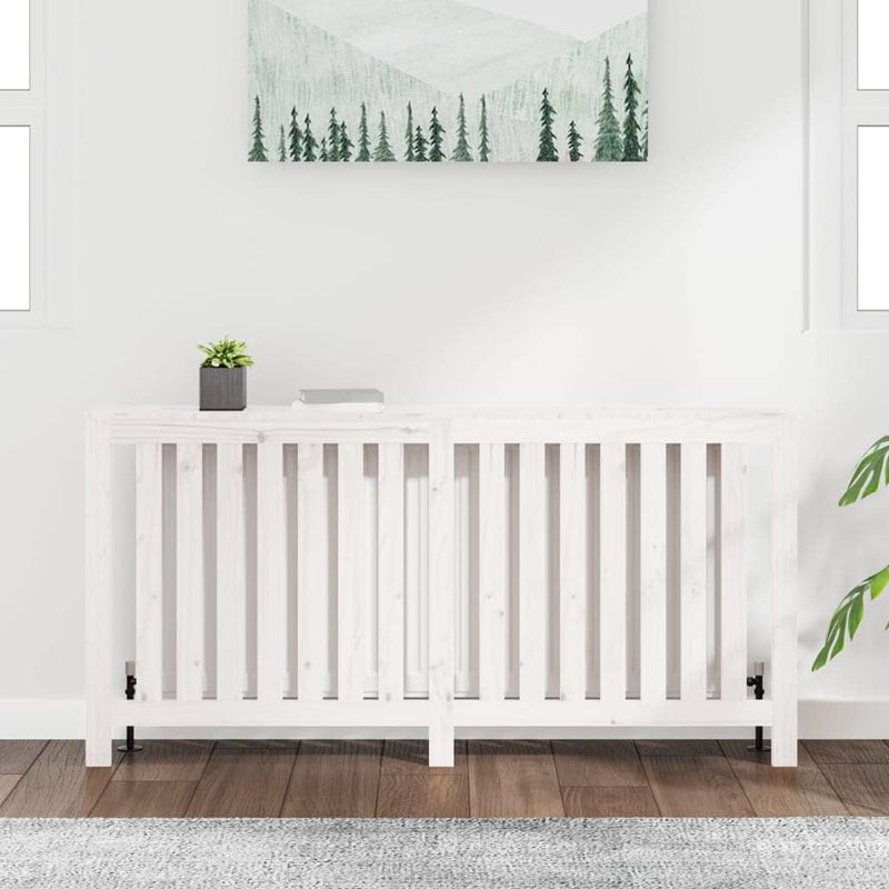 HOMIUSE 169x19x84 cm Heizkörperverkleidung Heizung Heizkörper Abdeckung Landhausstil Heizungsverklei