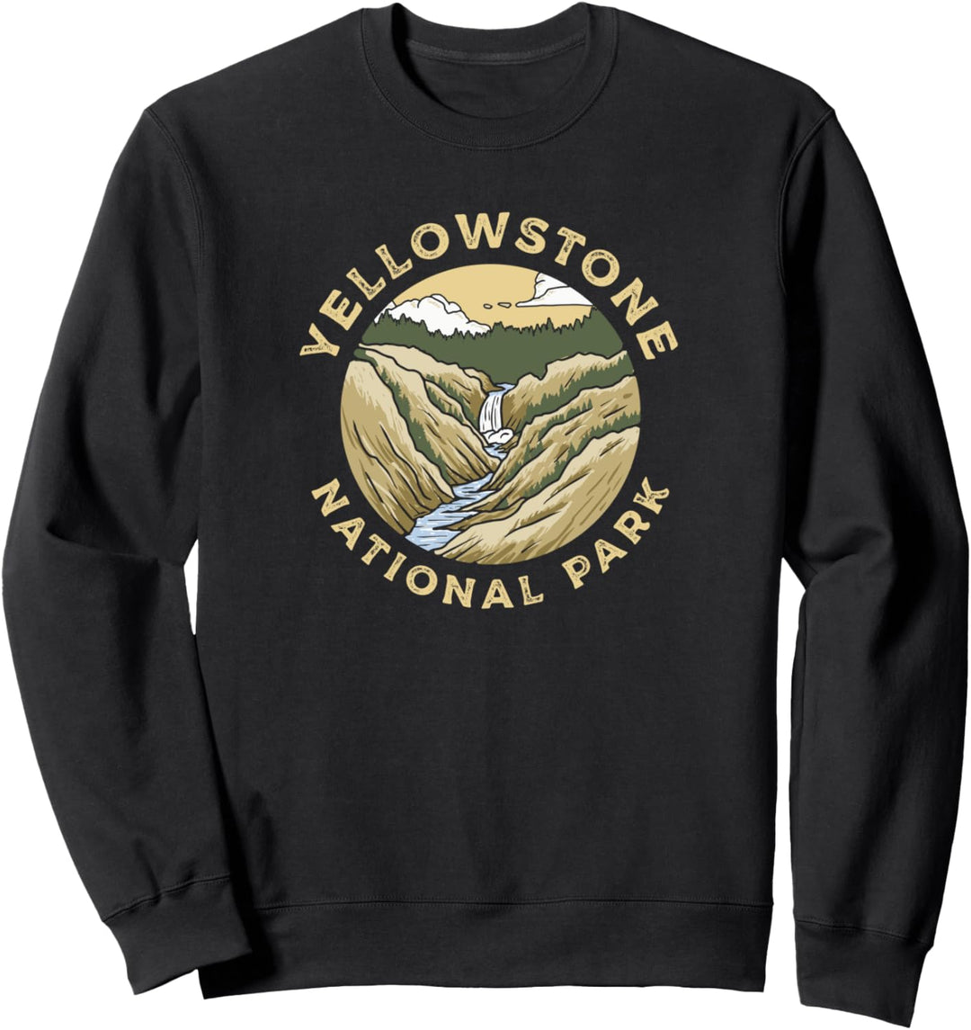 Yellowstone National Park Vintage Lower Falls 80s Sweatshirt
