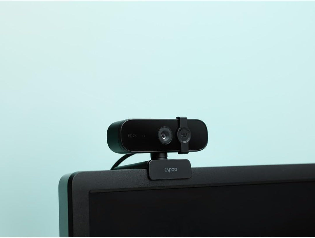 Rapoo XW2K Full HD 2K Webcam (4MP) 85° Sichtfeld, Autofokus, Rauschunterdrückung, USB-Anschluss, Kam