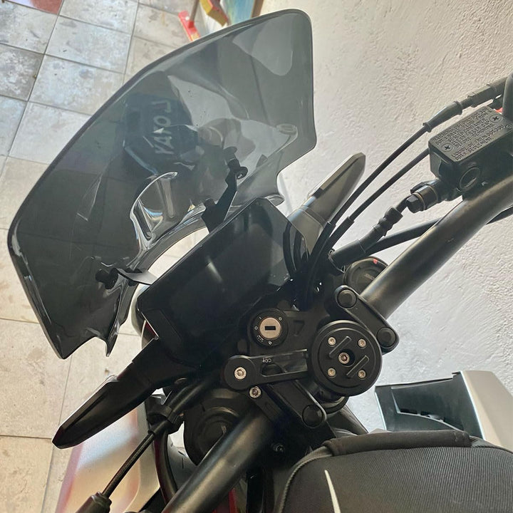 Midimttop für Ho-n-da CB125R CB300R CB 125R CB 300R 2020 2021 2022 2023 Doppel Blase Windschutz Sche