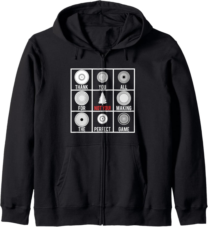 Lustiger Discgolfspruch Stupid Tree Discgolf Discgolfer Kapuzenjacke