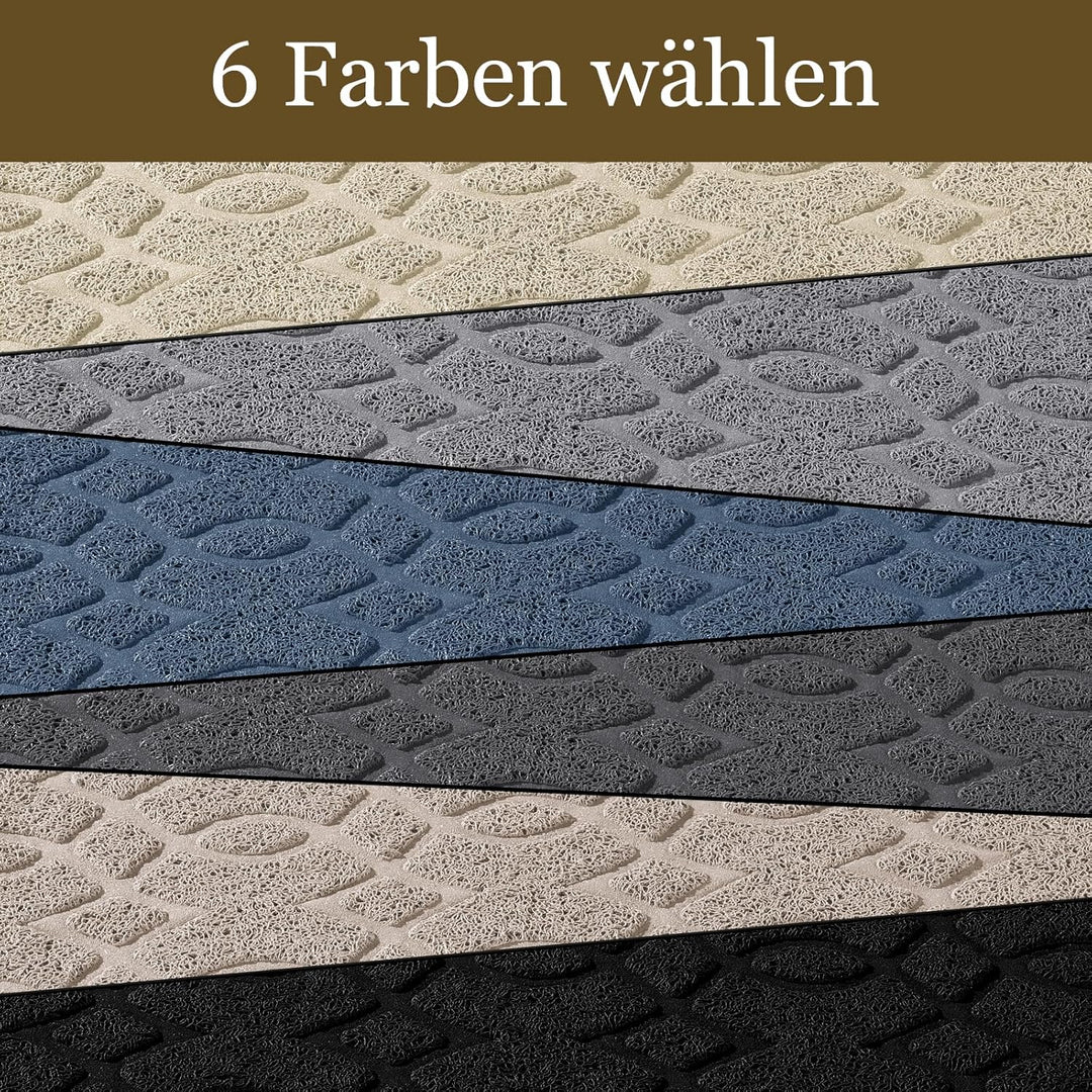 Yimobra Katzenstreu Matte, 90 x 60 cm, Wasserdichte Katzenklomatte Rutschfest Katzenklo Unterleger M