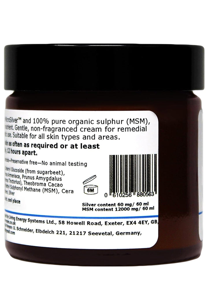 Silber-MSM Crème 60 ml 60 ml (1er Pack), 60 ml (1er Pack)