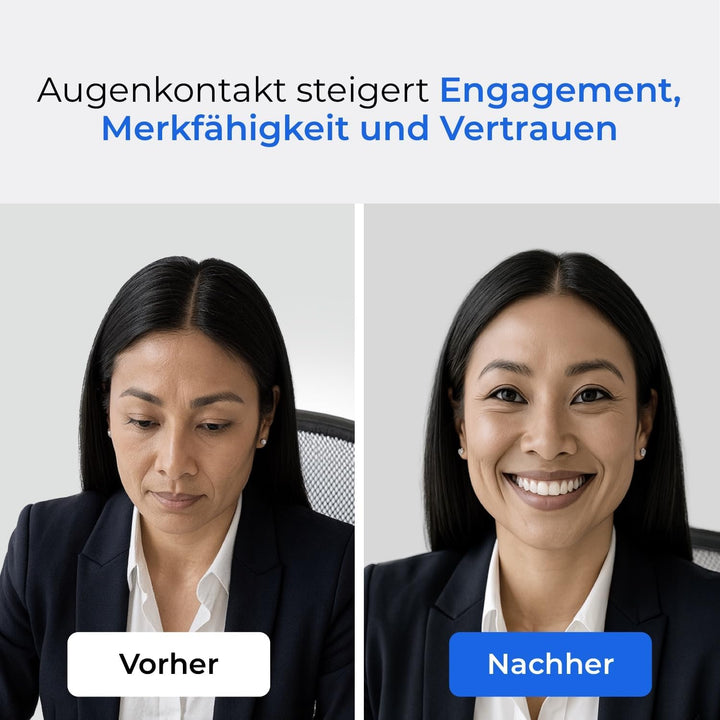 Pro 4K HD Webcam mit Mikrofon und Sichtschutzklappe,Augenkontakt-Webcam,Plug&Play mit automatischer