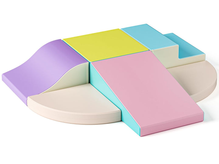 Klettersteine für Kleinkinder 6er Set Schaumstoff-Bausteine weiche Kletterblöcke für Kinder ab 1 Jah