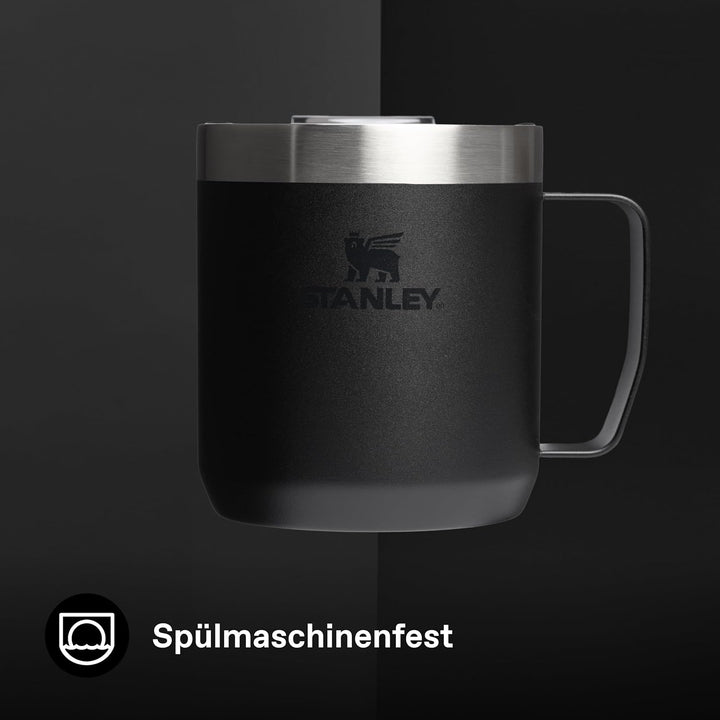 STANLEY Classic Legendary Camp Mug Thermobecher 354 ml - Hält 1.5 Stunden Heiss - 3 Stunden Kalt - B
