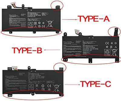 7XINbox C41N1731 15,4V 66Wh 4335mAh Laptop Akku Ersatz für Asus GL504 GL504GM GL504GS ROG Strix GL50