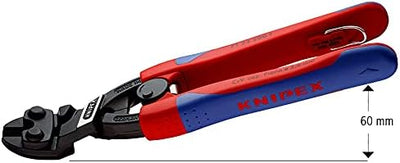 Knipex CoBolt® Kompakt-Bolzenschneider schwarz atramentiert, mit schlanken Mehrkomponenten-Hüllen, m