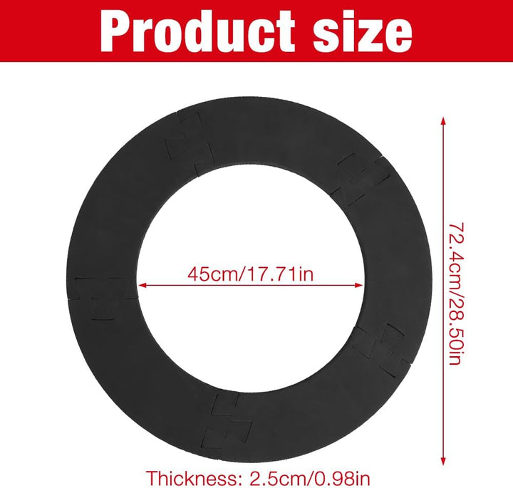 Dart Catchring Surround, 5pcs Dart Surround Auffangring, 45cm Dartscheibe Schutzring, Dartscheibe Wa
