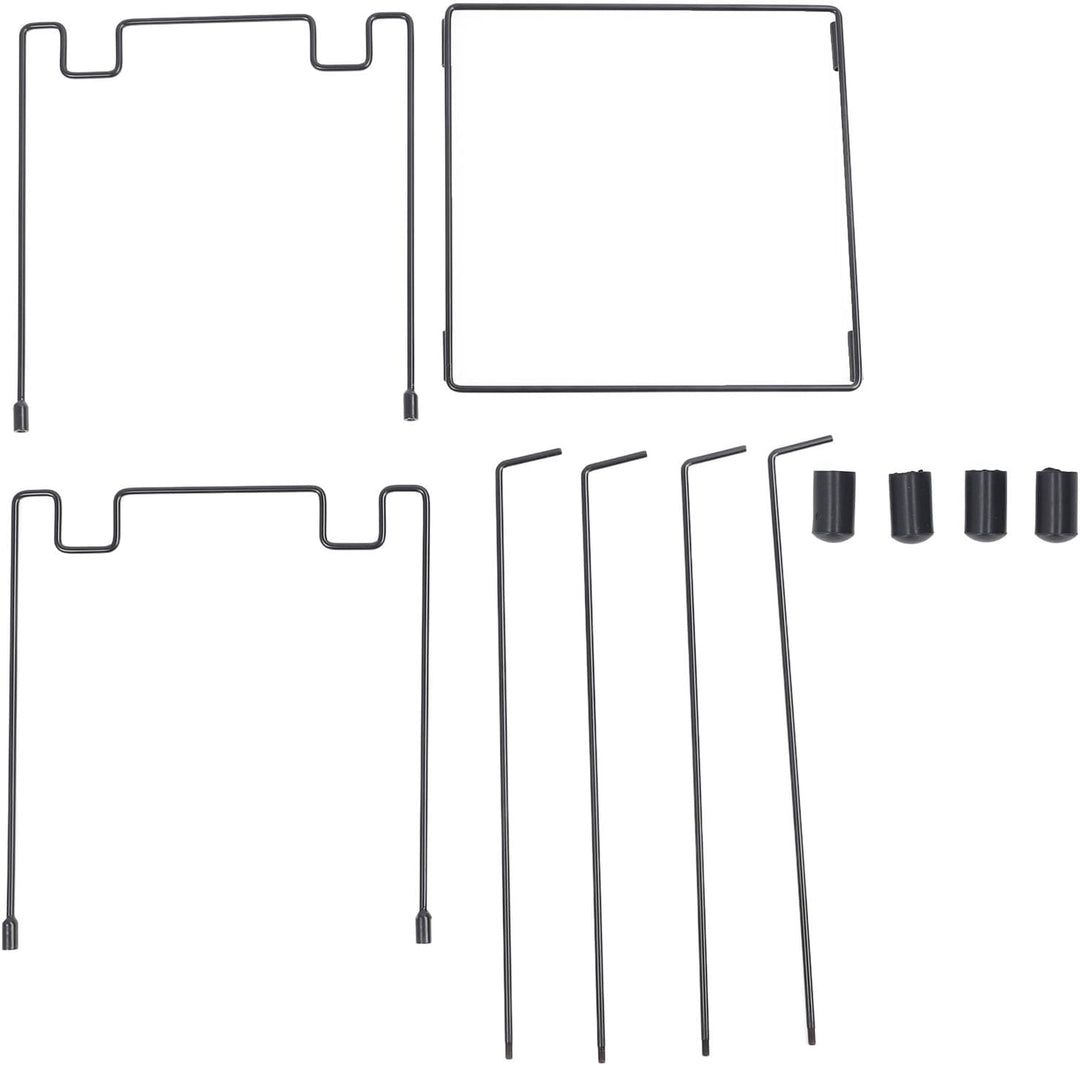 Metall Garten Müllsackhalter, Outdoor Laubsack Stützständerrahmen für 30–45 Gallonen Müllsäcke, Trag