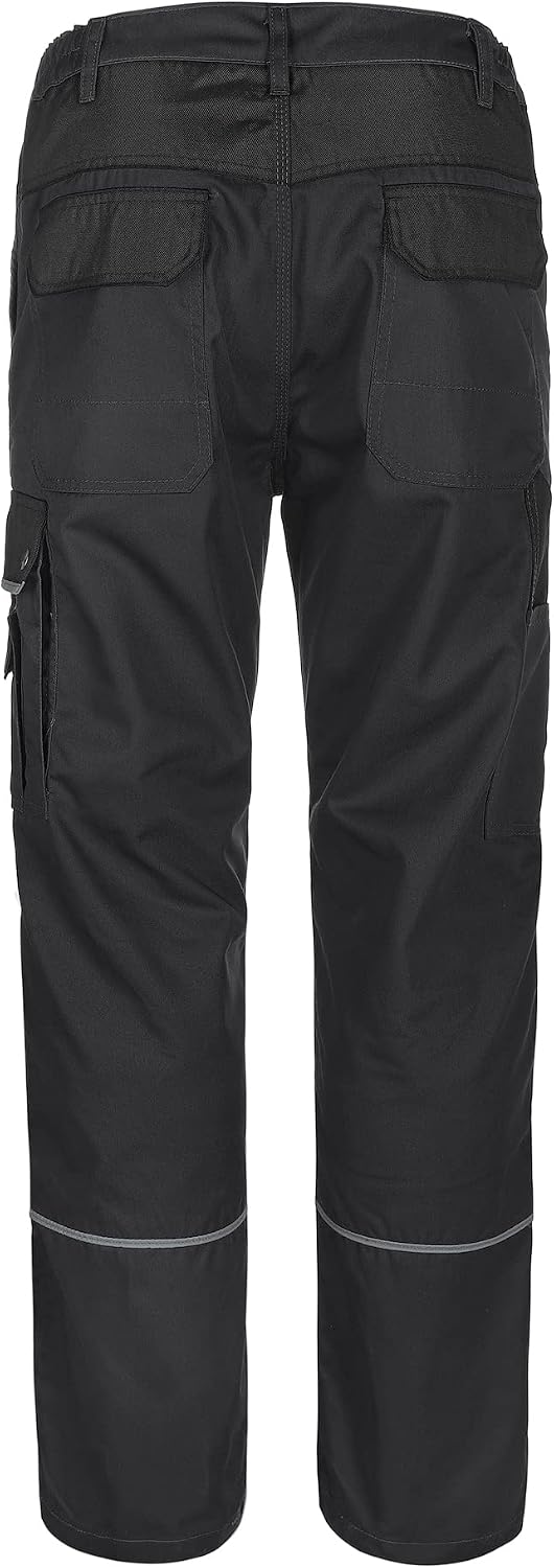 TMG | Leichte Arbeitshose für Herren, lang, ideal für Sommer, Cargohose mit Kniepolster, mit Taschen