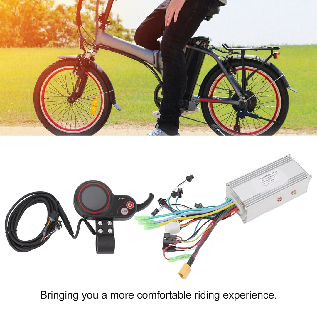 BuyWeek Elektrofahrrad Brushless Motor Controller Kit, 36V 48V 60V 1000W 38A 3 Modus Sinuswelle Cont