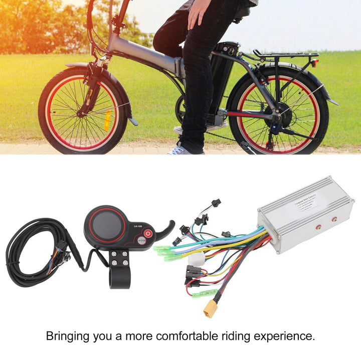 BuyWeek Elektrofahrrad Brushless Motor Controller Kit, 36V 48V 60V 1000W 38A 3 Modus Sinuswelle Cont