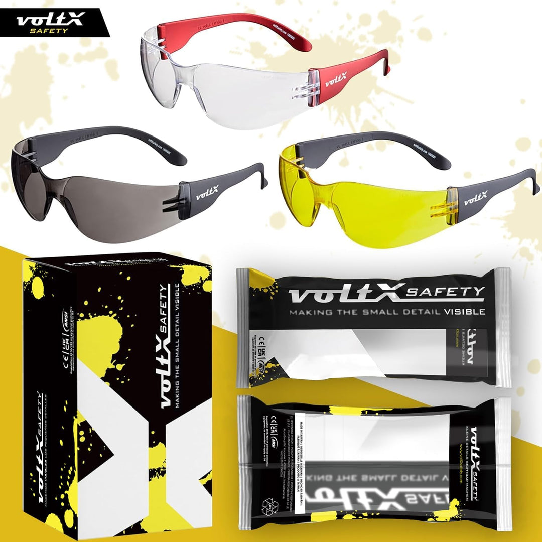 voltX 3 x GRAFTER’ BIFOKALE Leichtgewichts Industrie Lesen Schutzbrille, Sportbrille für Radler (GEM