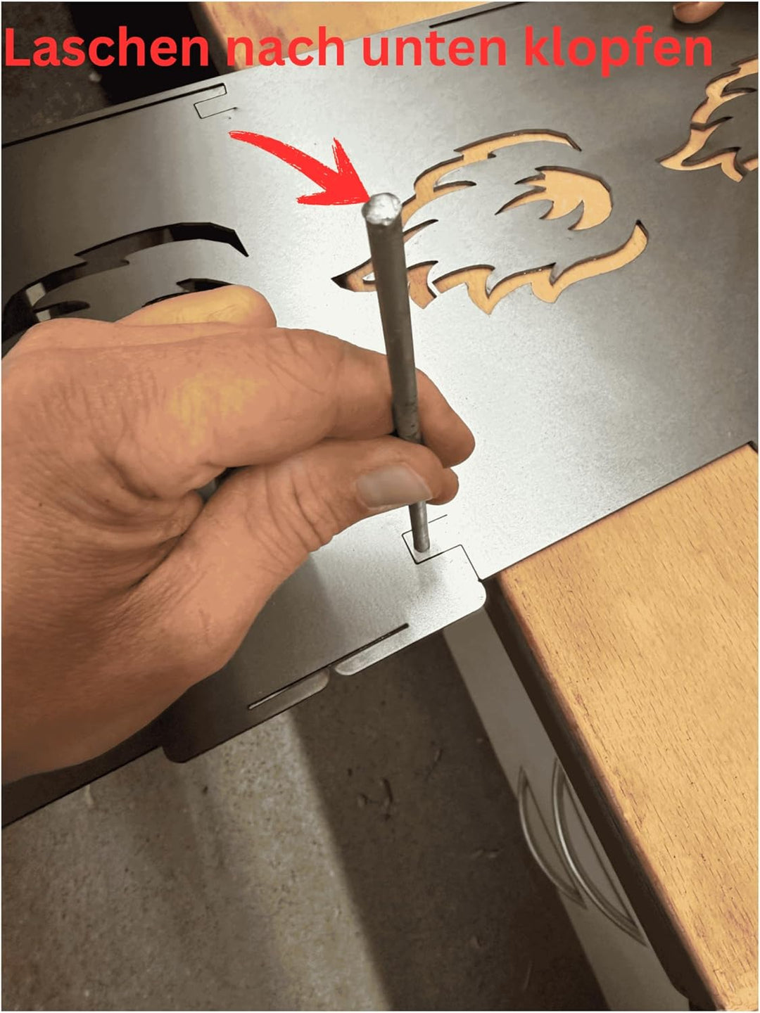 FireDesire Grill Pro Feuerkorb 80cm + Grillplatte + Ascheschale, Feuertonne, Feuerschale, Grilltonne